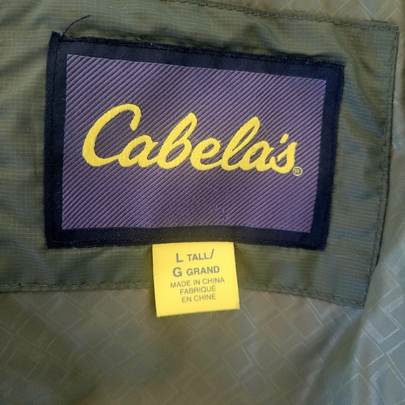 Cabela's 650 Goose Down Filled Piffer Jacket. Size L - Picture 11 of 12